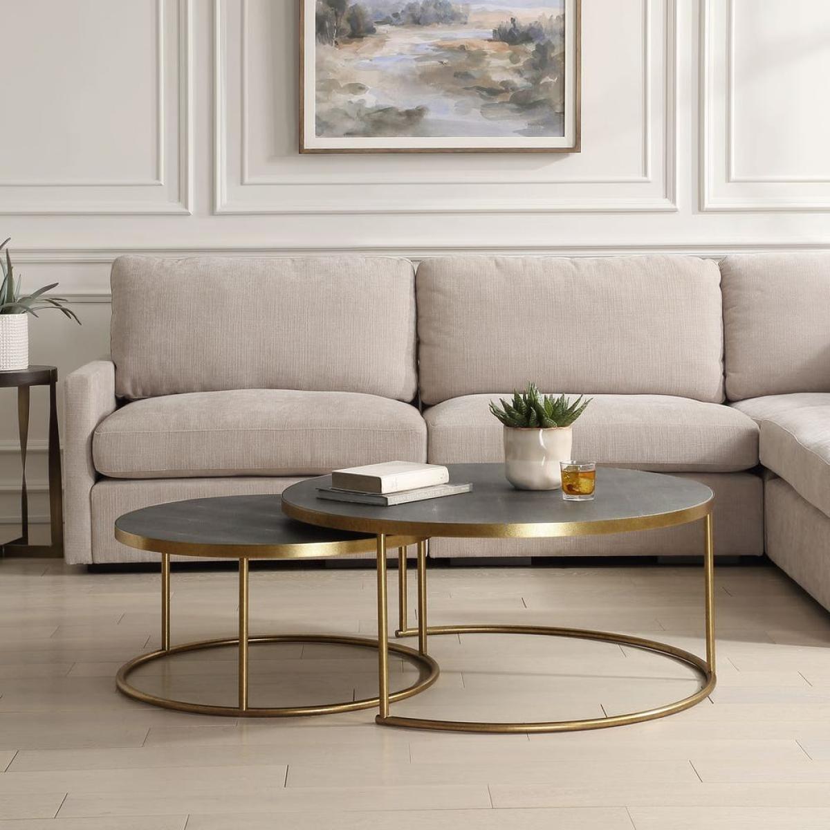 Aragon Nesting Coffee Tables, S/2, Gray - Image 3