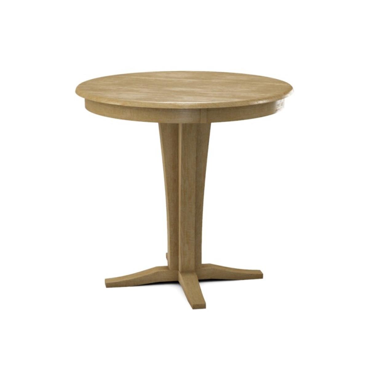 Build Your Own Pedestal Table w/ 36"H Verona Pub Pedestal for Solid Tops - Image 7