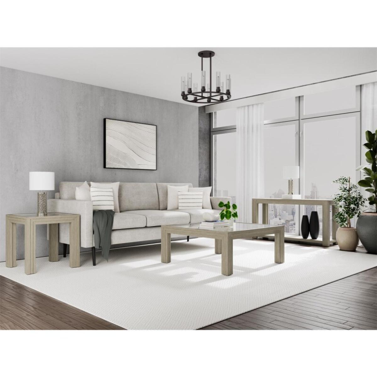 ef65801c5451b78632abd4fda8217ae7 Square Glass Cocktail Tbl - Image 1