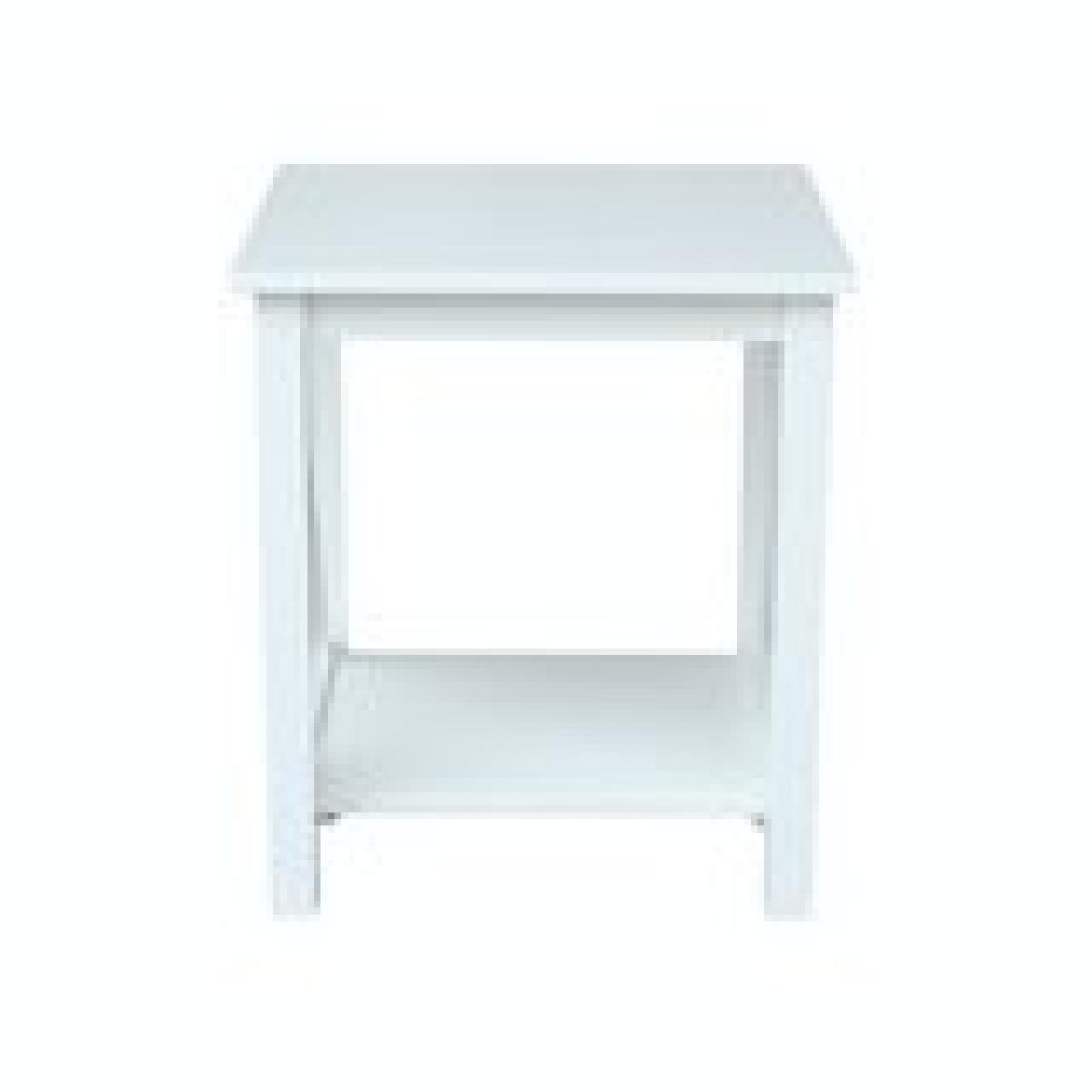 Home Accents - Accent End Table in White - Image 5