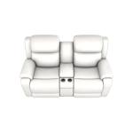 Dorian Power Reclining Loveseat W/ Headrest, Lumbar & Console - Image 3