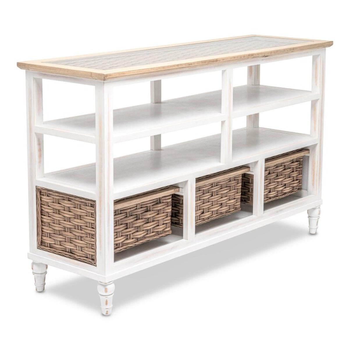 Island Breeze 3-basket Entertainment Center - Image 6