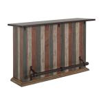 1 Drawer, 2 Door Bar - Antique