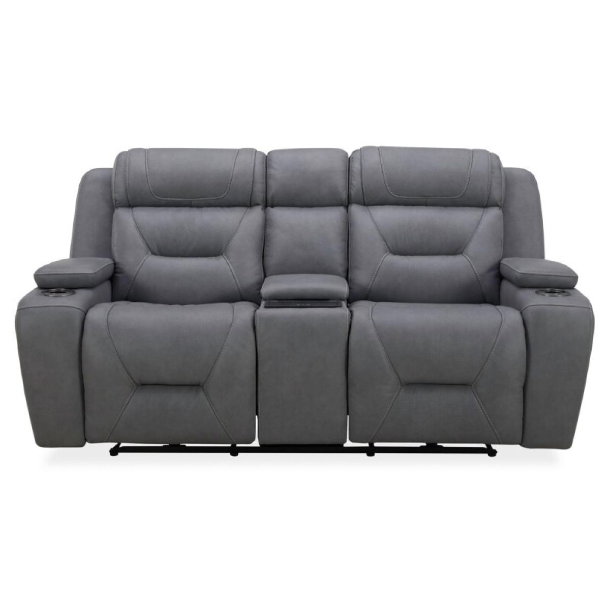 Chapman Loveseat w/ Console P2 & ZG - Image 5