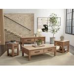 2 Drawer Sofa Table - Natural Parota - Image 3
