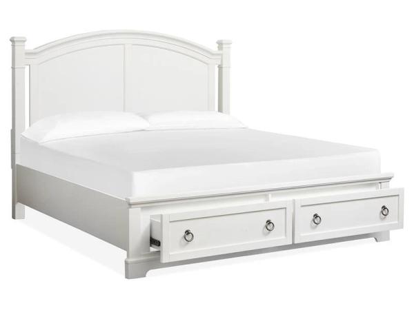 Kingston B6407-54A Complete Queen Panel Storage Bed - Image 3