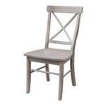 Dining Essentials - X-Back Chair in Taupe Gray - Image 4
