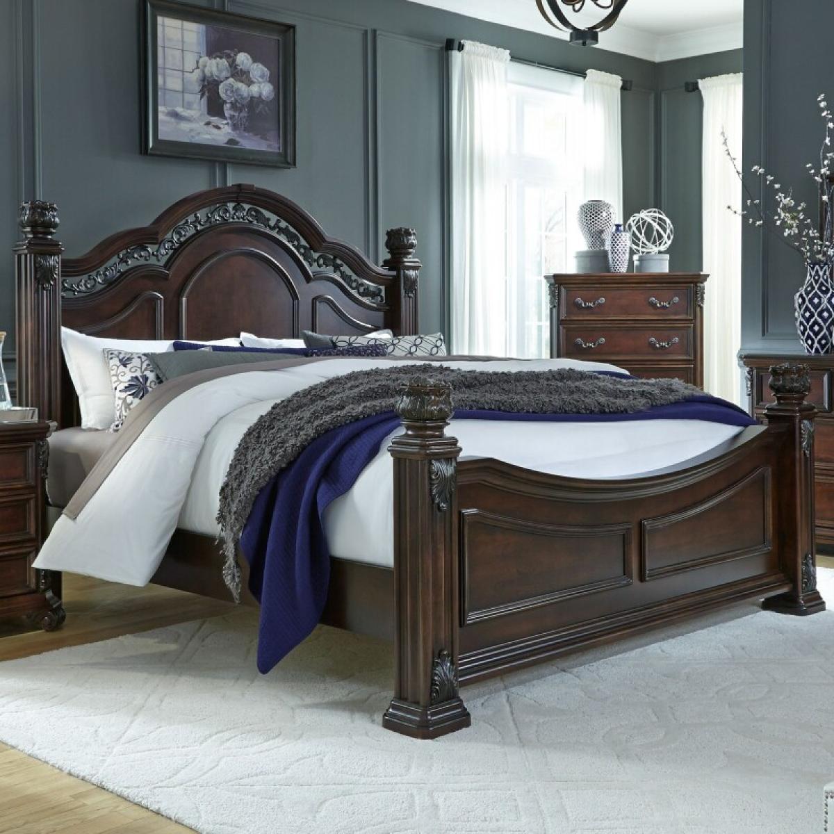 Messina Estates Queen Poster Bed - Image 2