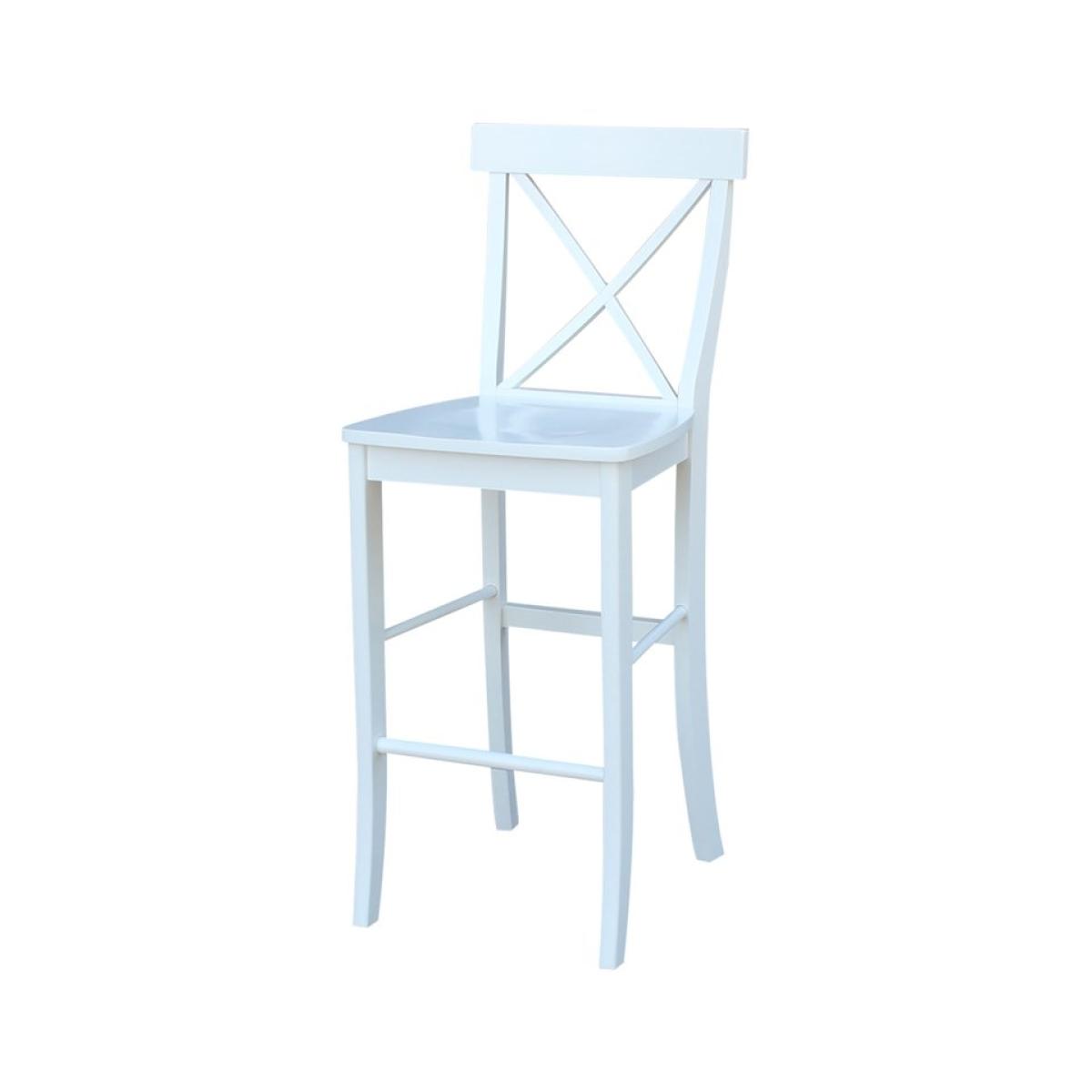 f12a48726364000b9f541116fb630ec1 X-Back Stool in White - Image 1