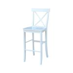 X-Back Stool in White