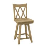 24'' XX Back Swivel Counter Stool - Image 3