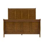 Grandpas Cabin Queen Sleigh Bed, Dresser & Mirror, Chest - Image 4