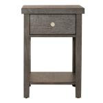 Modern Farmhouse Drawer Chair Side Table - Image 4