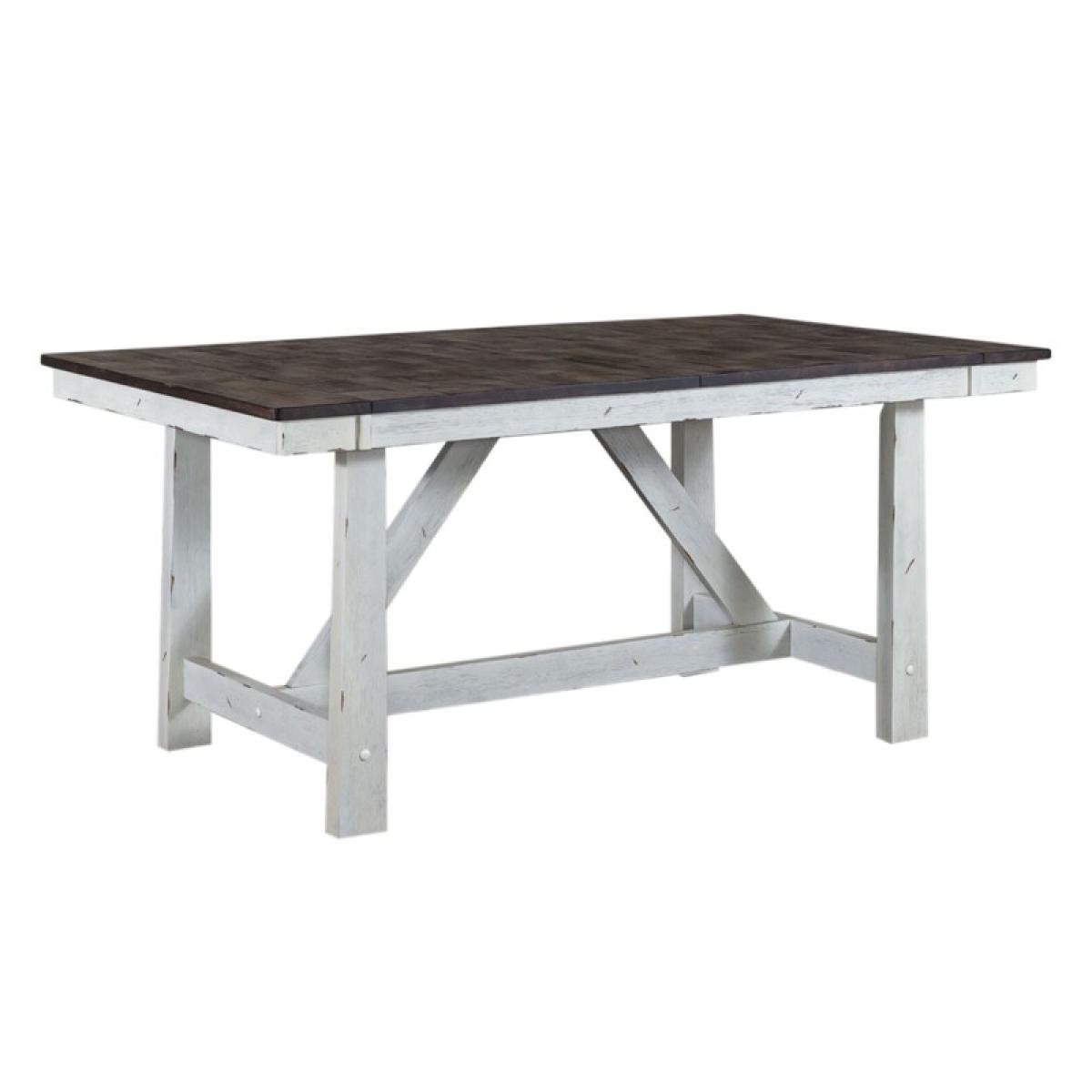 Farmhouse Optional 5 Piece Trestle Table Set - Image 3