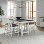 5 Piece Gathering Trestle Table