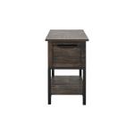 1 Drawer, 1 Shelf, Chairside Table - Dark Mita - Image 3