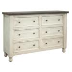 6 Drawer Dresser - Stone