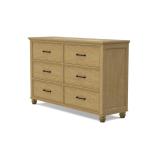 Vista Bedroom 6-Drawer Dresser - Image 10