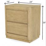 Hyde Park 2 Drawer Electrified Nightstand - Image 10