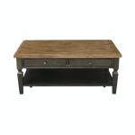 Home Accents - Vista Coffee Table in Hickory & Coal - Image 4