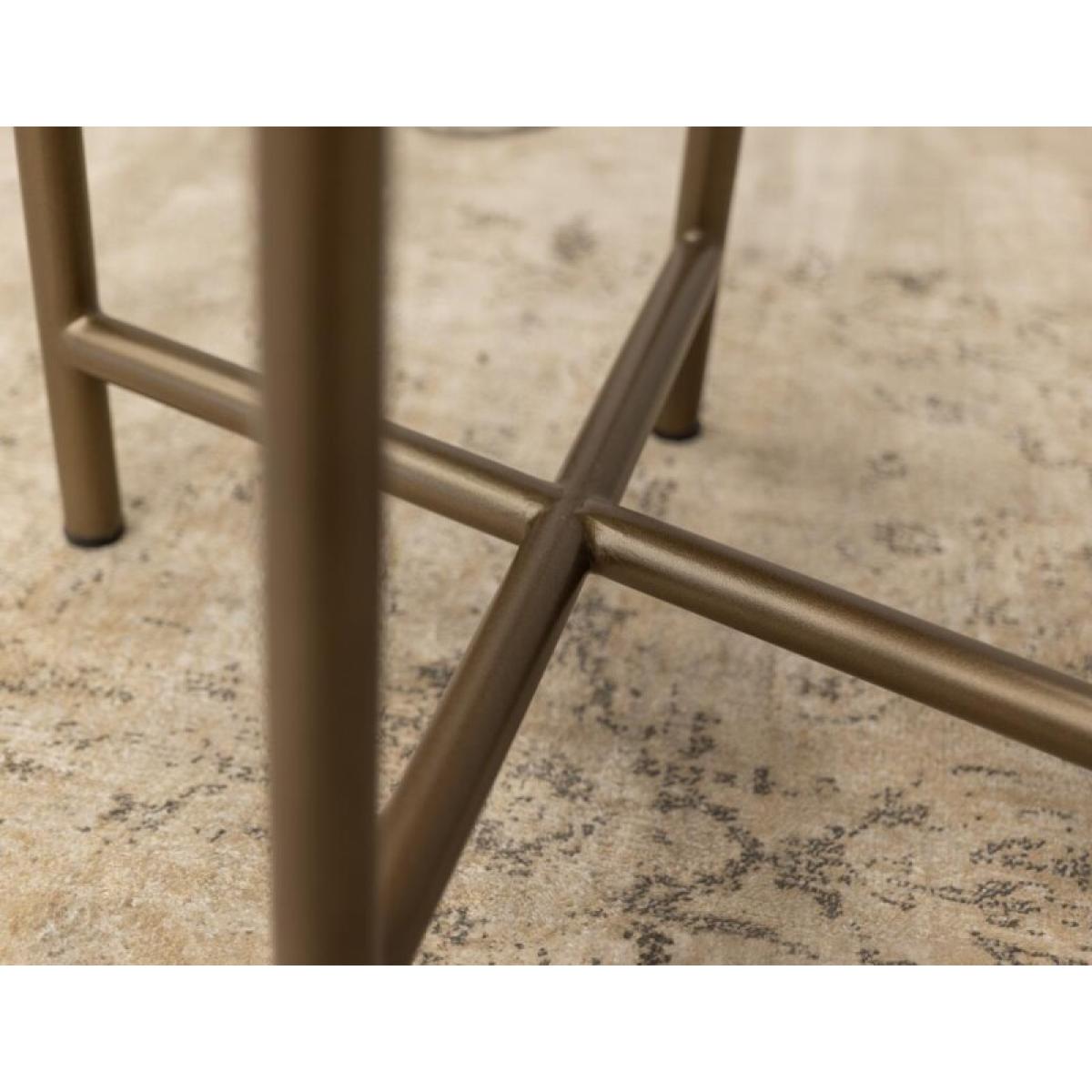 Metal Base Sofa Table - Bernabe - Image 4