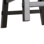 Creations 24 Inch Sawhorse Counter Stool - Black (RTA) - Image 7