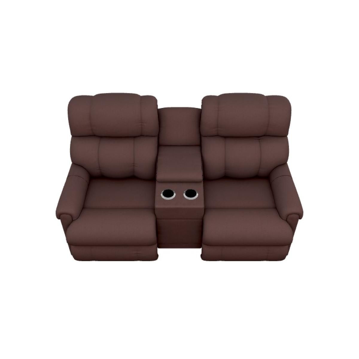 Pinnacle Power Wall Reclining Loveseat W/ Headrest & Console - Image 3