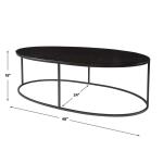 Coreene Oval Coffee Table - Image 7