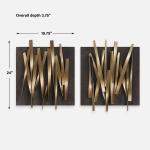Crosshatch Metal Wall Decor, S/2 - Image 8