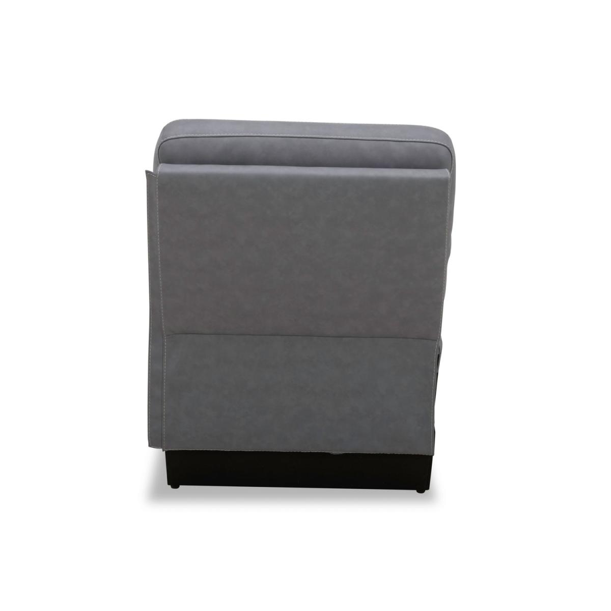 Armless Chair - Blue Gray - Image 6