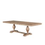 Cosmopolitan Collection - Dbl Leaf Tabletop w. Grandeur Base in Honey - T97-4210XB