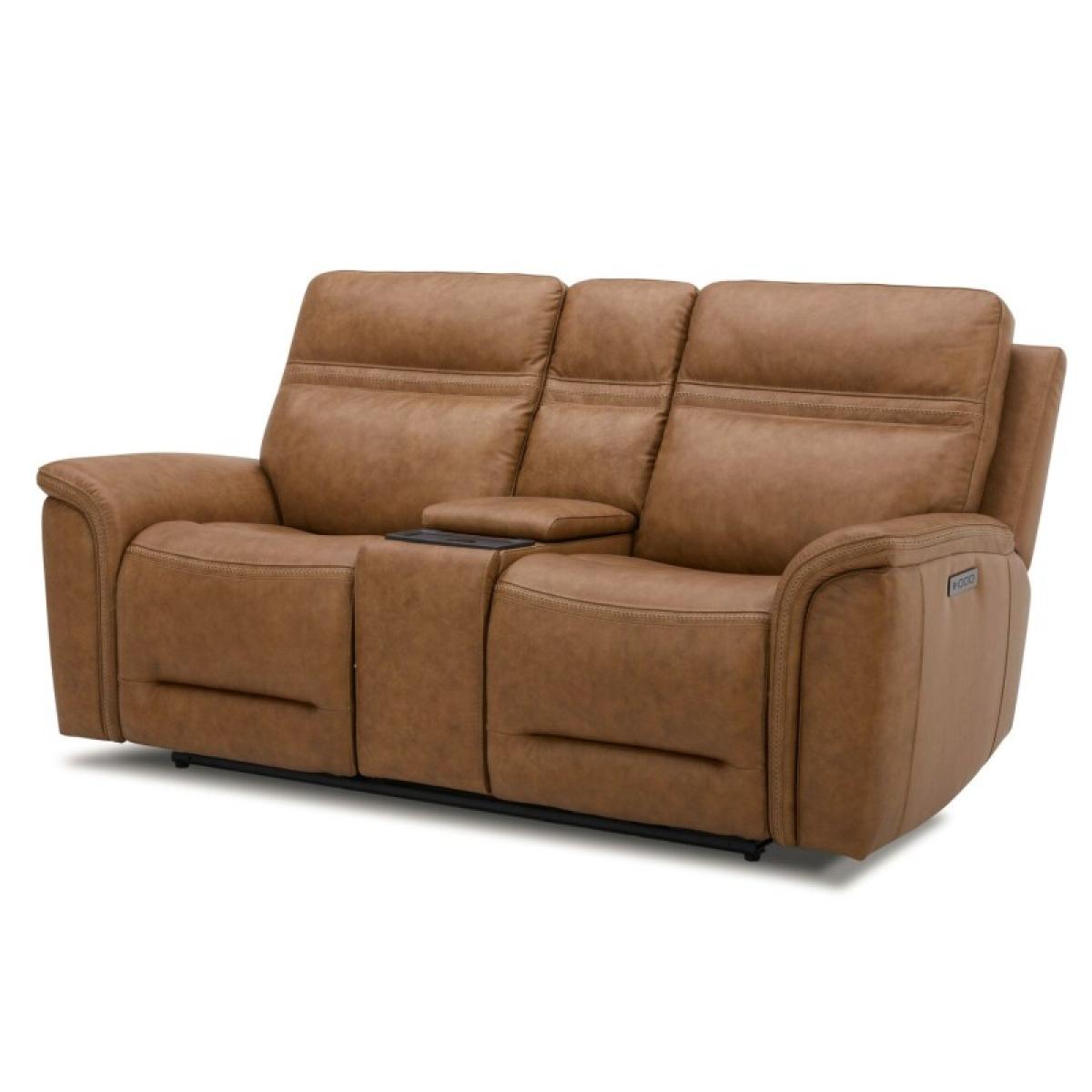 Cooper Loveseat w/Console P3 & ZG - Camel - Image 5