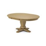 Build Your Own Pedestal Table w/ 48" x 66" Butterfly Leaf Extension Tabletop w/Half Bullnose Edge - Image 17