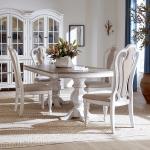 Opt 5 Piece Double Pedestal Table Set