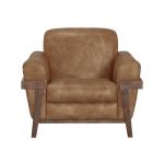 Wooden Frame & Base, Armchair - Loft Brown - Image 3