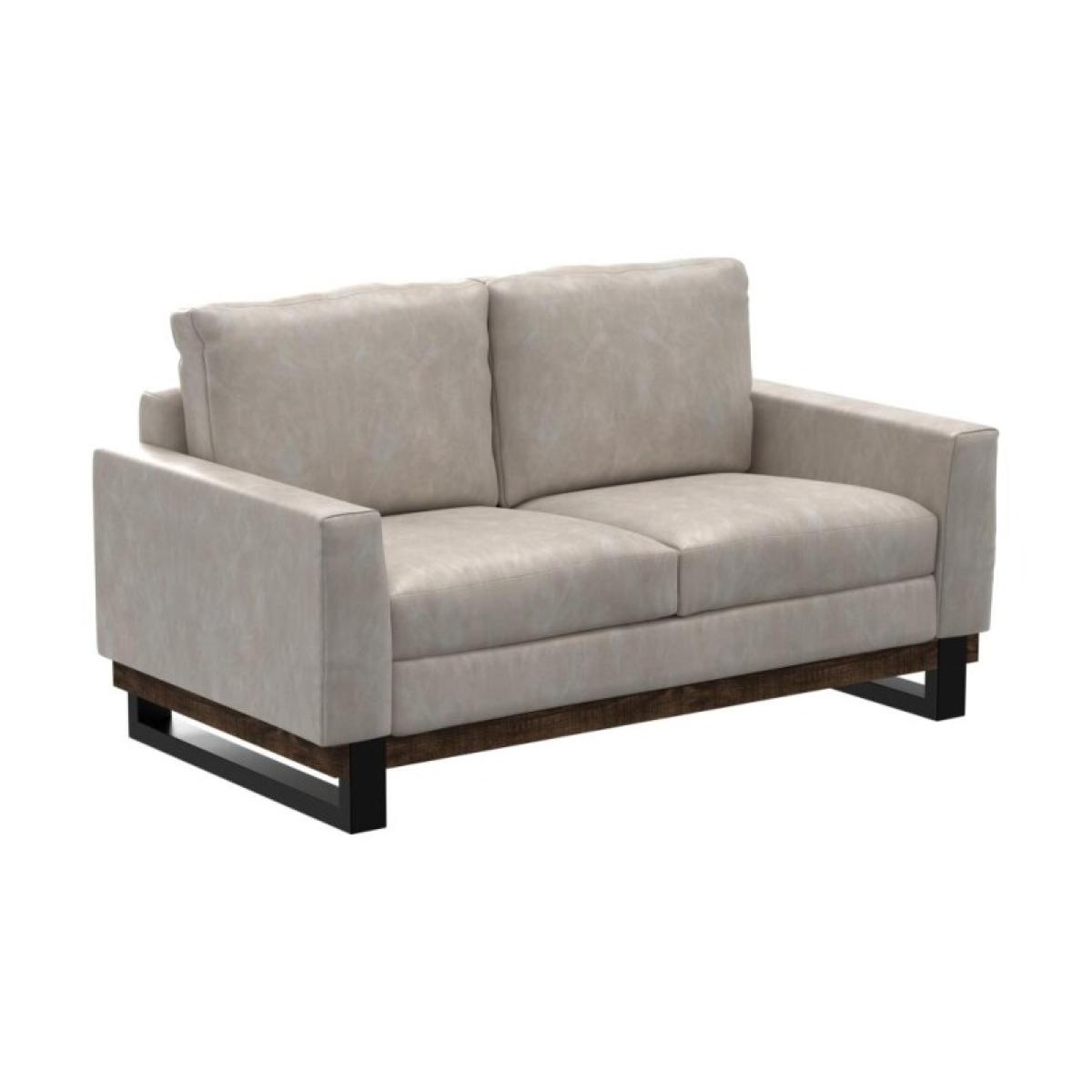 Metal & Wood Base, Loveseat - Blackburn - Image 2