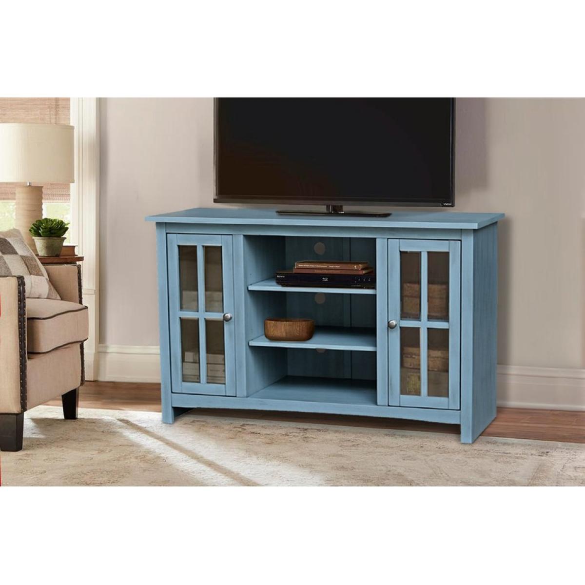 Destinations Collection - 48'' TV Stand in Ocean Blue - Image 6