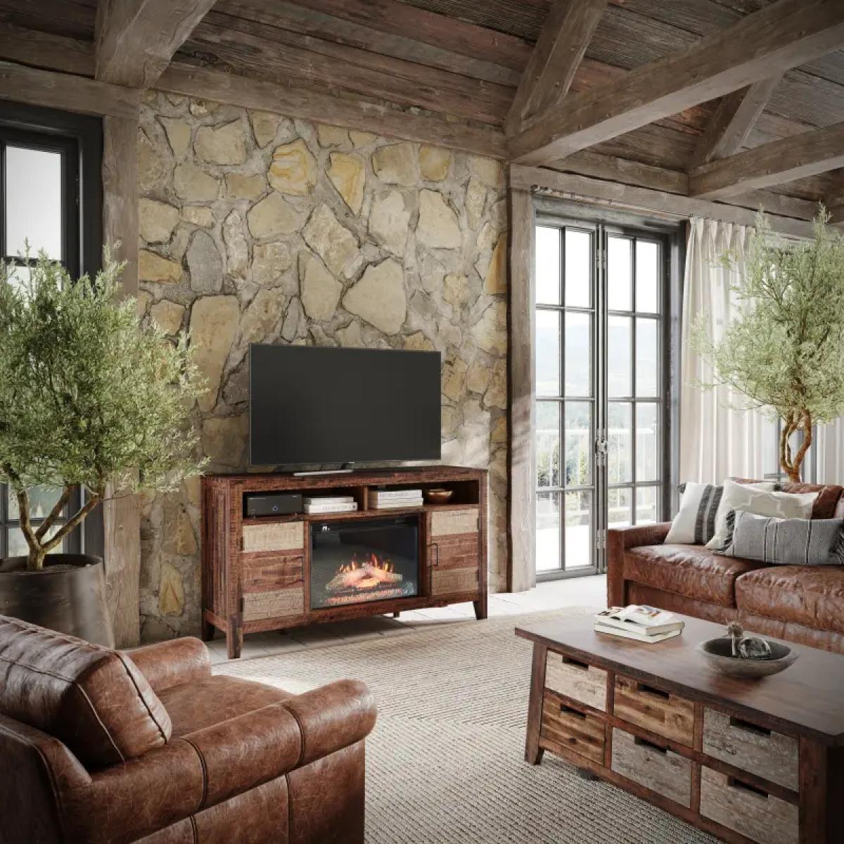 Painted Canyon Electric Fireplace Media Console - Image 5