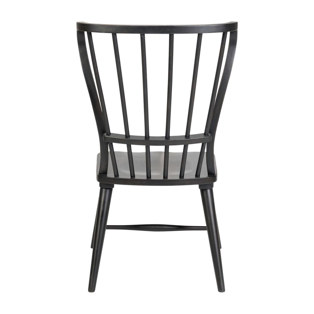 River Place Windsor Back Side Chair - Black (RTA) - Image 5