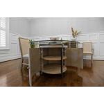 Rio Vista 54" Round Dining Table w/ Storage - Muted Earth Tones Clay Finish - Image 9