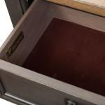 Americana Farmhouse 2 Drawer Night Stand w/ Charging Station - Black - Image 8