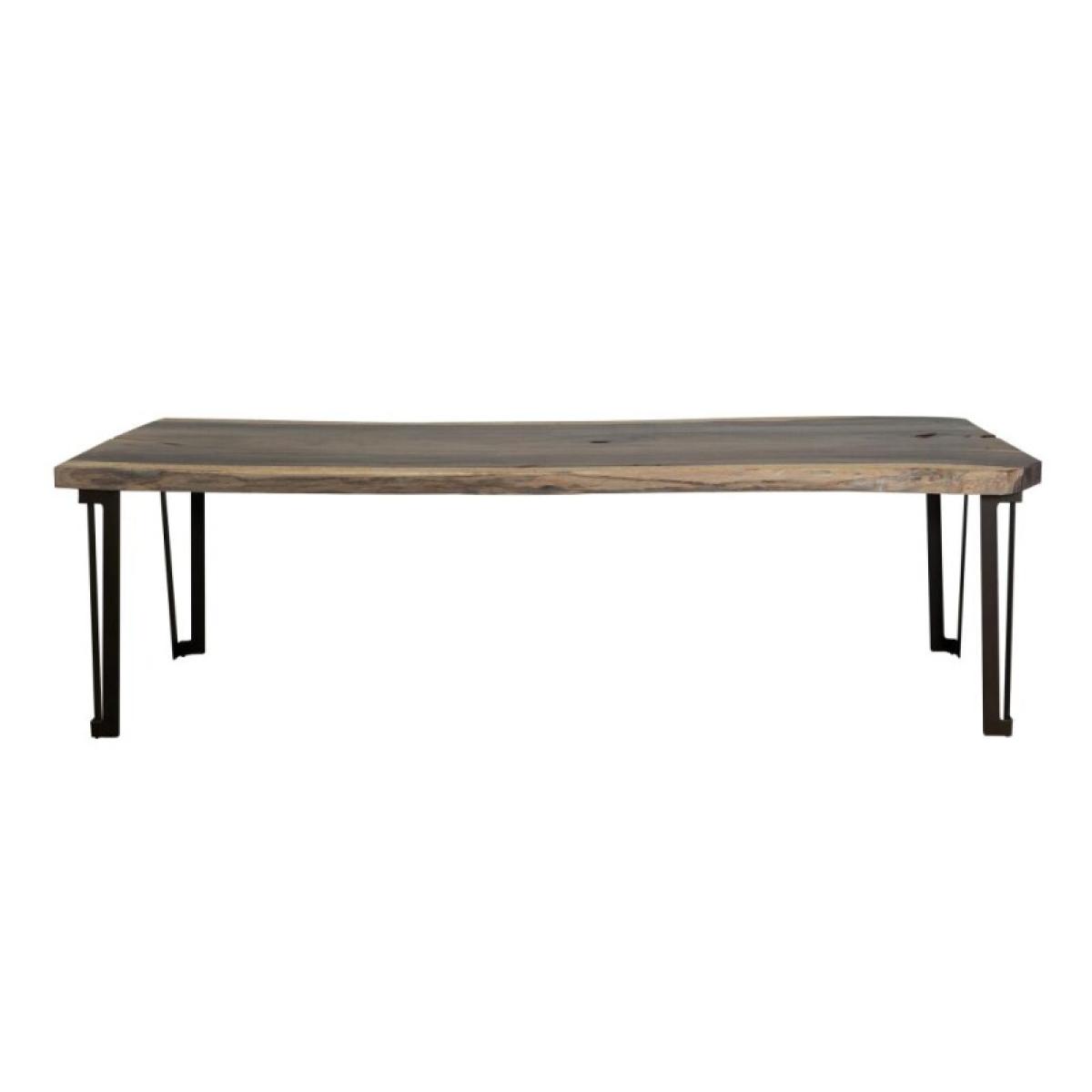 Natural Parota Rectangular Table (Live edge) - Natural Parota - Image 2