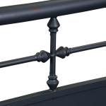 Vintage Series Twin Metal Bed - Navy - Image 6