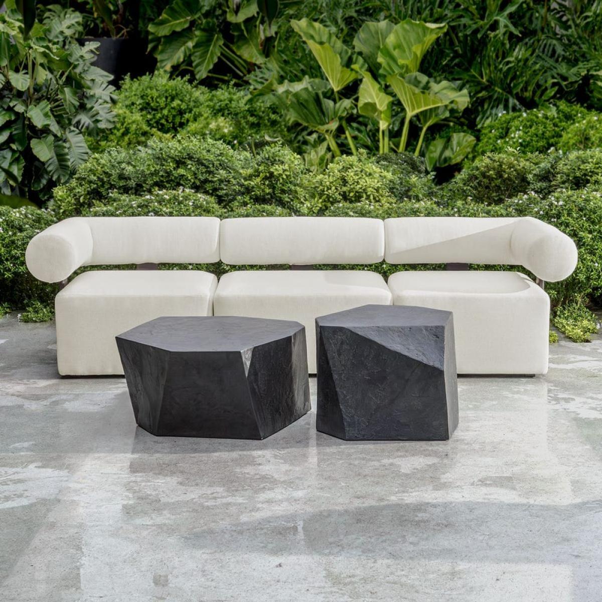 Bolster Back Outdoor Sofa, Armless - Image 17