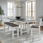 Opt 6 Piece Gathering Trestle Table