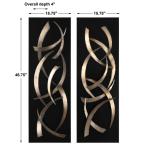 Brushstrokes Metal Wall Panels, S/2 - Image 6