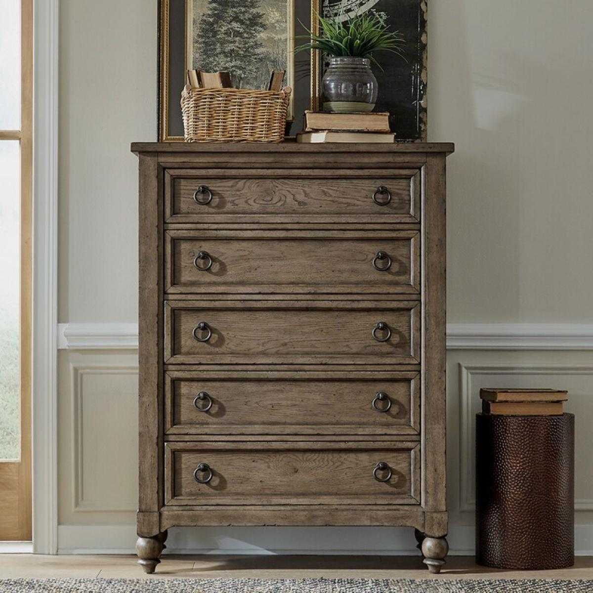 Americana Farmhouse 5 Drawer Chest - Image 2