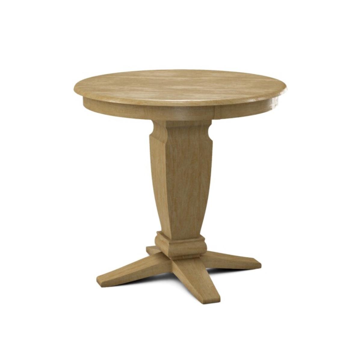 Build Your Own Pedestal Table w/ 36"H Java Gathering Pedestal for Solid Tops - Image 3