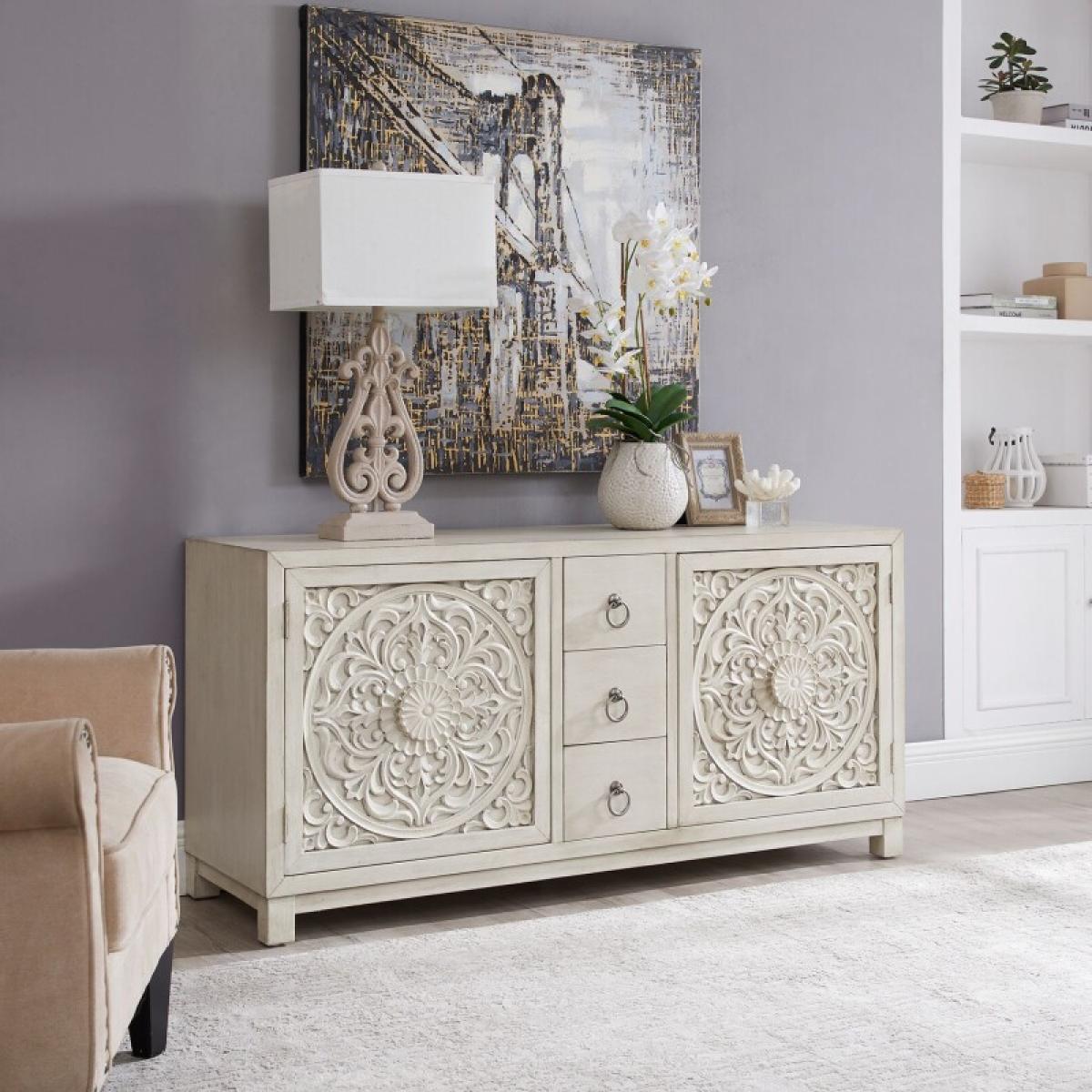 Sundance 2 Door 3 Drawer Accent Cabinet - Image 2