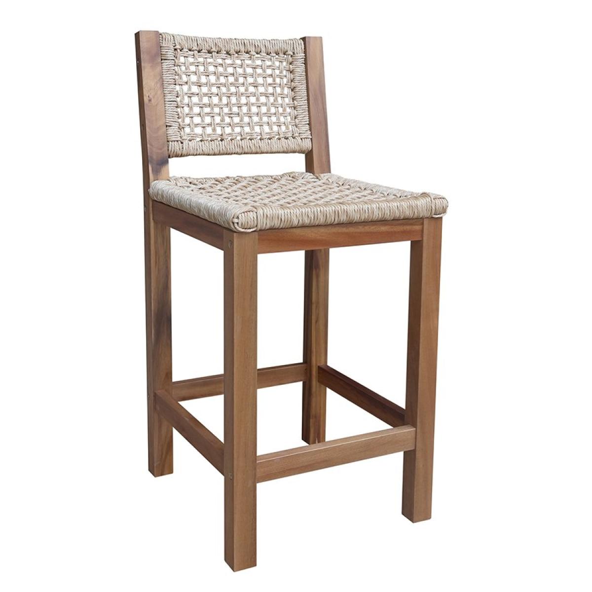 PARKS: Outdoor Living - Acacia Counter Stool - Image 2